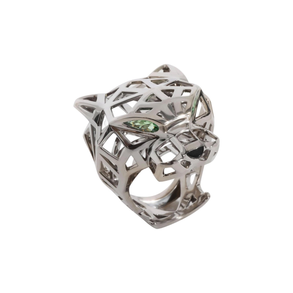ANILLO PANTHERE BIG SILVER C