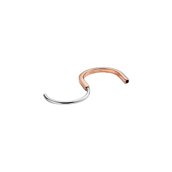 PULSERA LOCK ROSEGOLD-SILVER