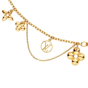 COLLAR DE INSIGNIAS LV GOLD