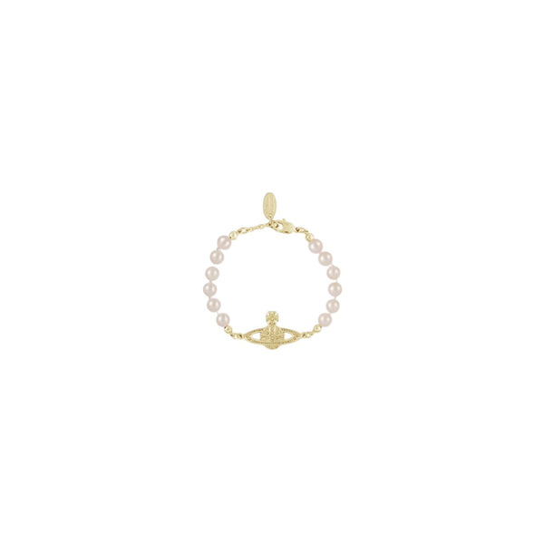 PULSERA VW BAS RELIEF PEARL GOLD