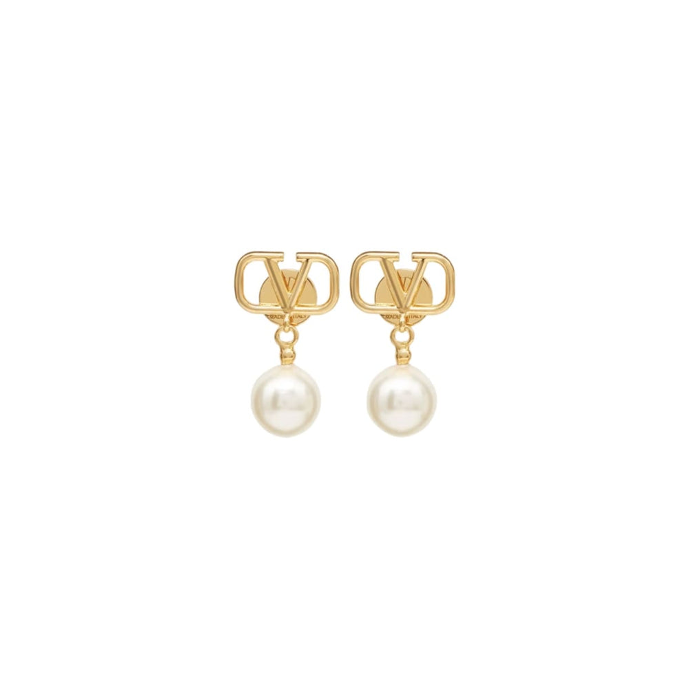 ARETES V CON PERLA COLGANTE