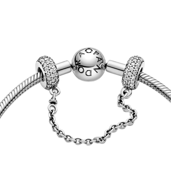 CHARM CON CADENA SILVER