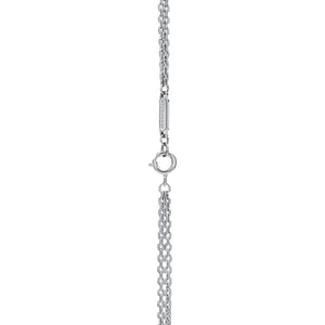 COLLAR ESLABON DOBLE CADENA SILVER