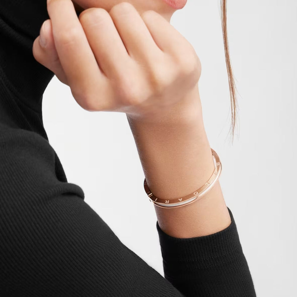 BRAZALETE BV ROSEGOLD WHITE