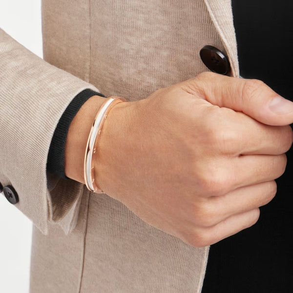 BRAZALETE BV ROSEGOLD WHITE