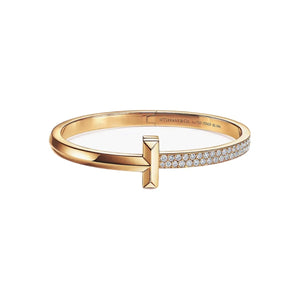 PULSERA ONE T DOBLE ZIRCONIA GOLD