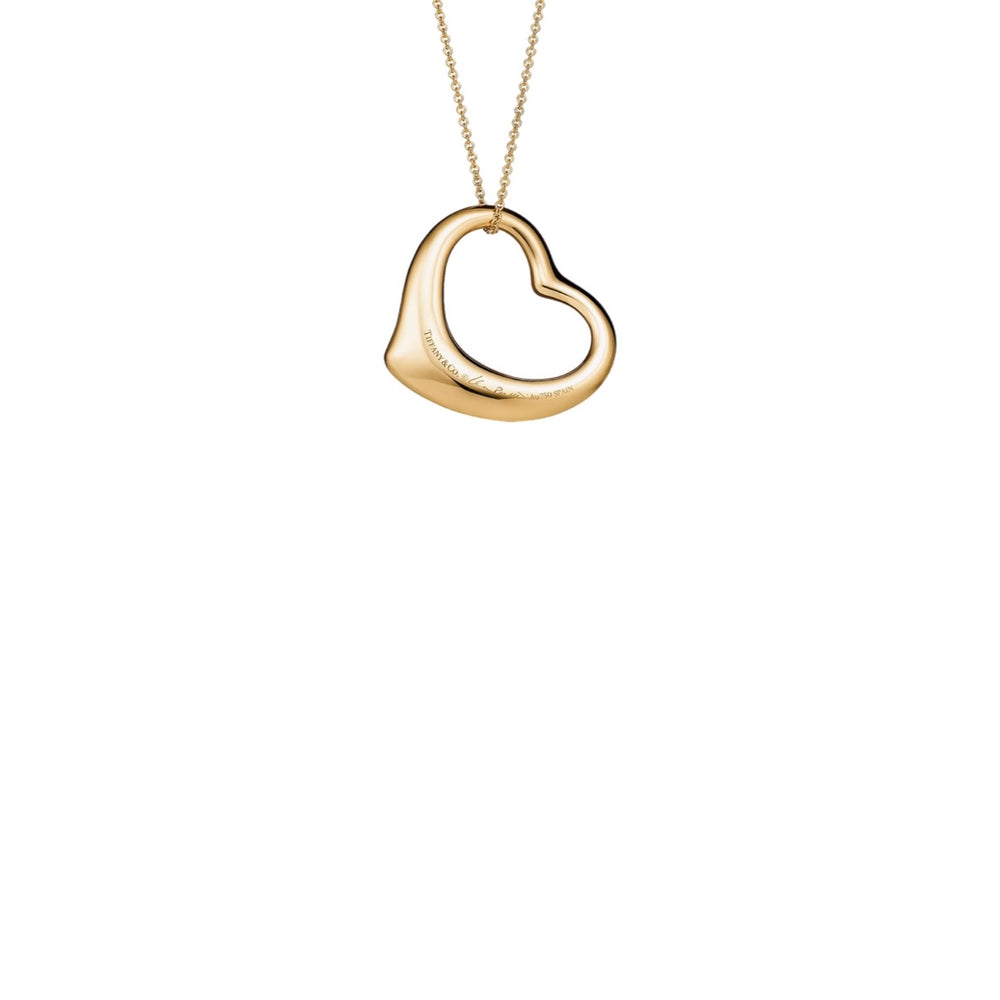 COLLAR OPEN HEART GOLD