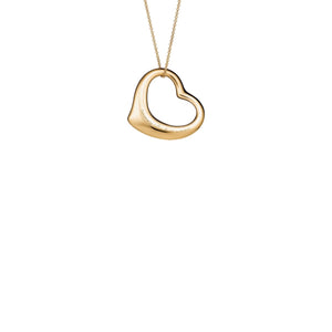 COLLAR OPEN HEART GOLD
