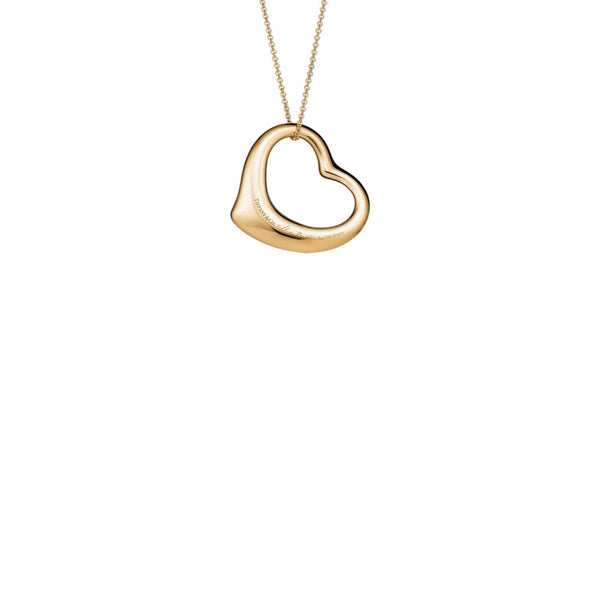 COLLAR OPEN HEART GOLD