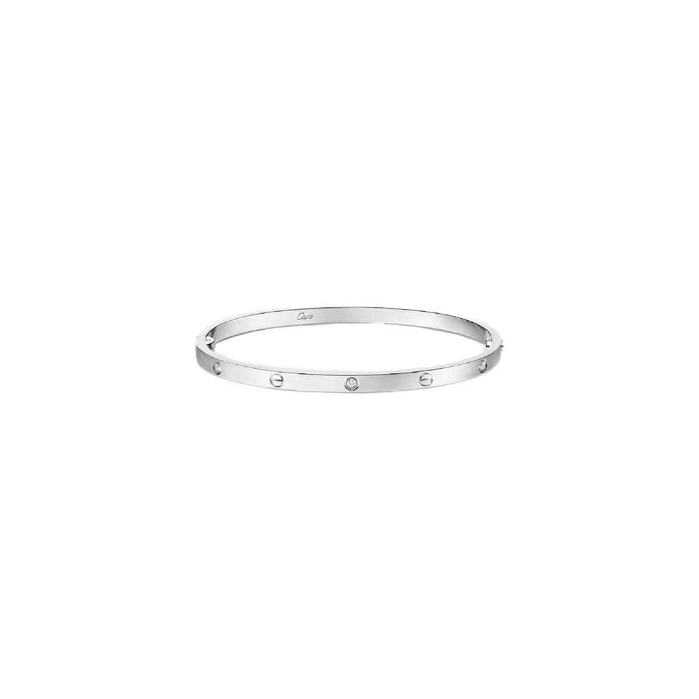 PULSERA LOVE DELGADA SILVER CON ZIRCONIA