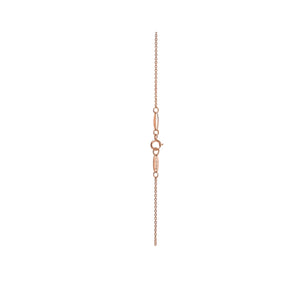 COLLAR OPEN HEART ROSE GOLD