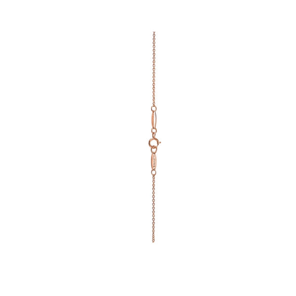 COLLAR OPEN HEART ROSE GOLD
