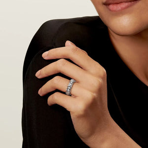 ANILLO SIXTEEN STONE SILVER