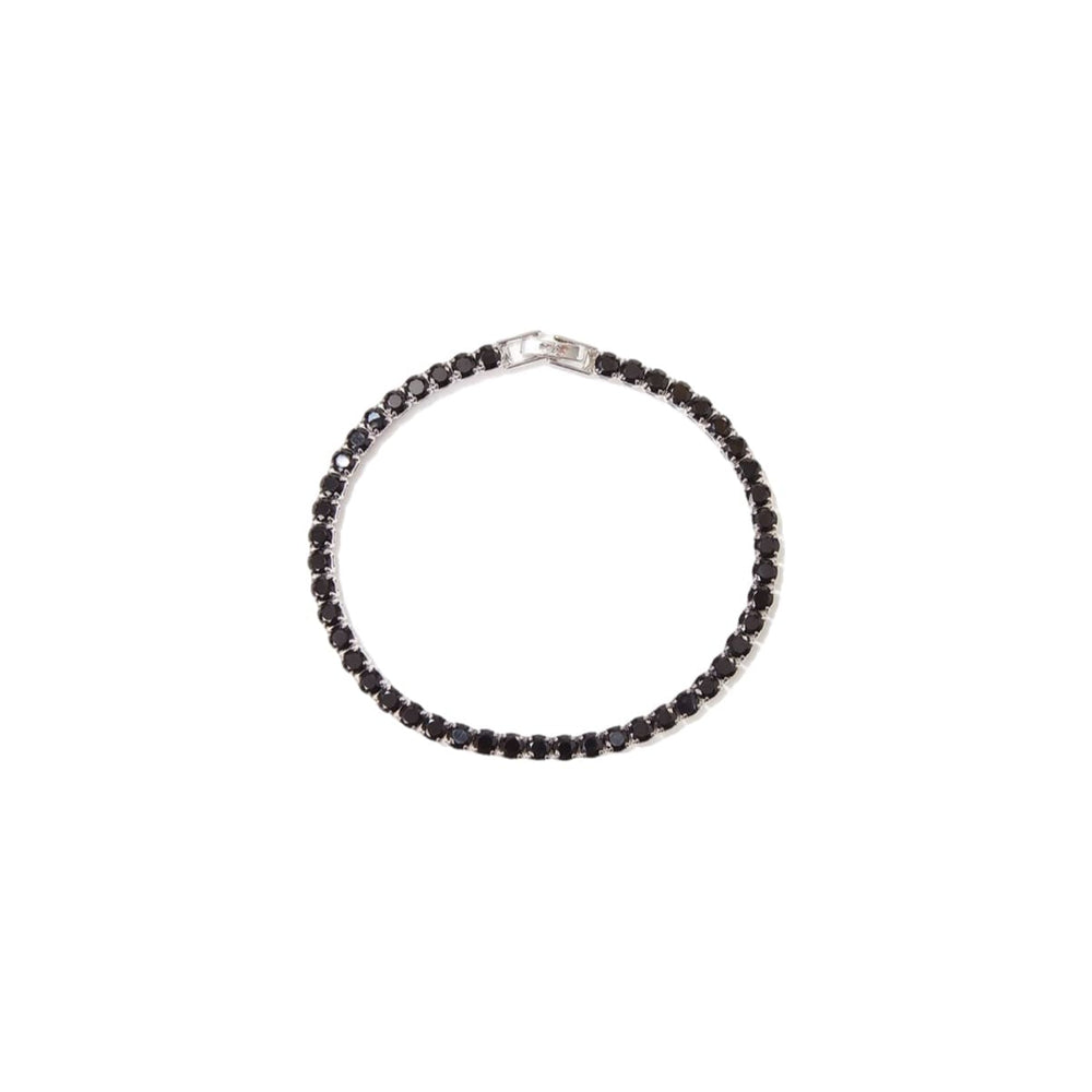 PULSERA ESTILO TENNIS DE BRILLOS BLACK