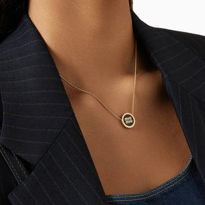 COLLAR MM GOLD BLACK