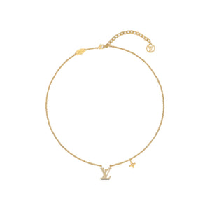 COLLAR LV CON ZIRCONIA GOLD