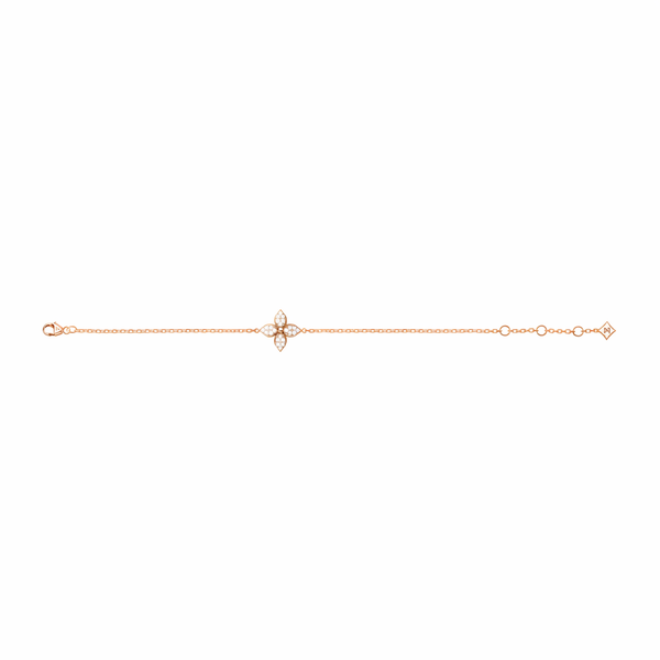 PULSERA LV BLOSSOM ROSEGOLD ZIRCONIAS