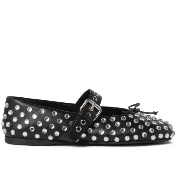 BALLERINAS MM BLACK CON ZIRCONIAS