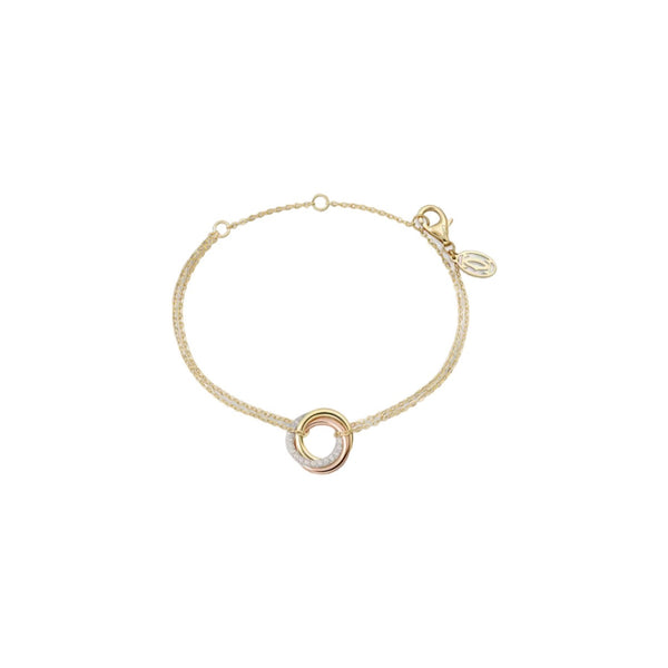 PULSERA TRES AROS CON ZIRCONIA