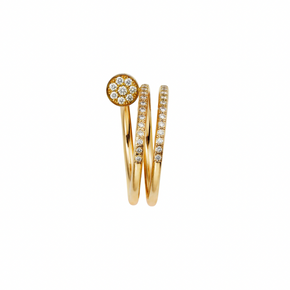 ANILLO JUSTE UN CLOU GOLD CON ZIRCONIA