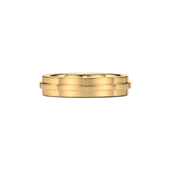 ANILLO DOBLE T GOLD