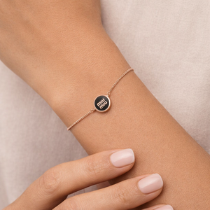 PULSERA MM GOLD-BLACK