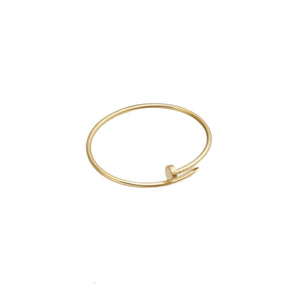 PULSERA CLAVO GOLD DELGADA