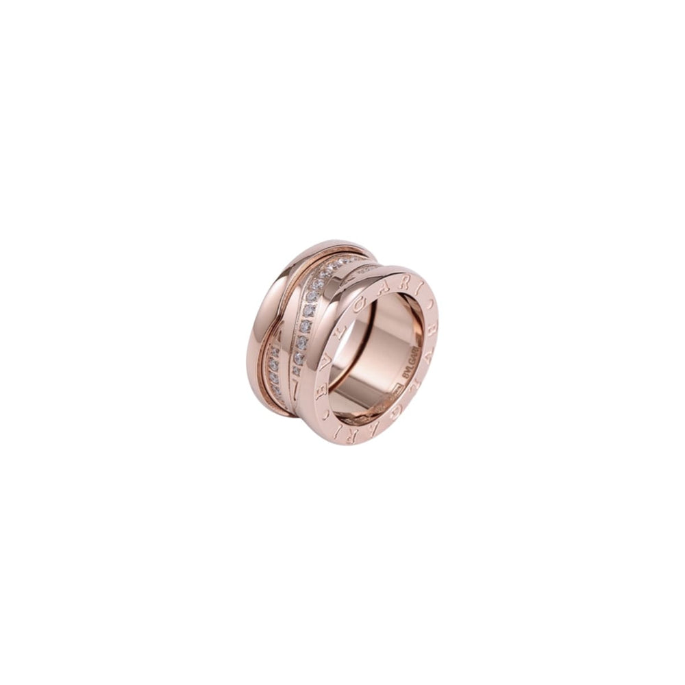 ANILLO BV ROSE GOLD ZIRCONIA