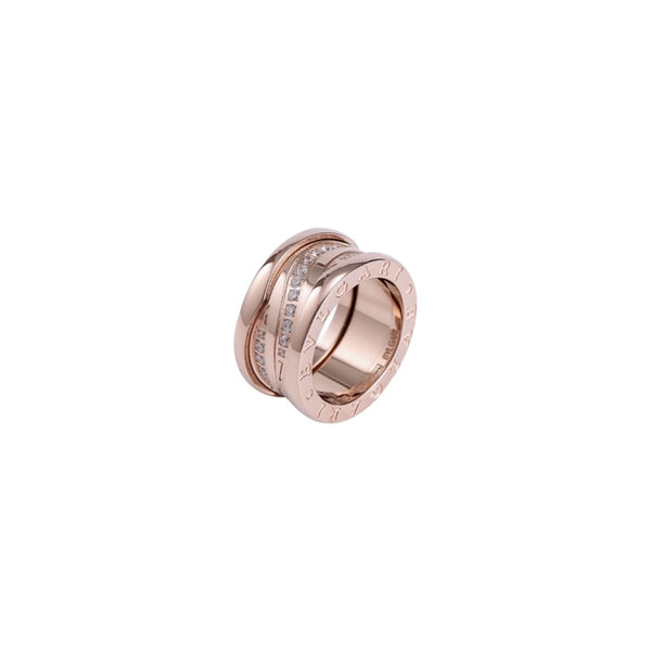 ANILLO BV ROSE GOLD ZIRCONIA