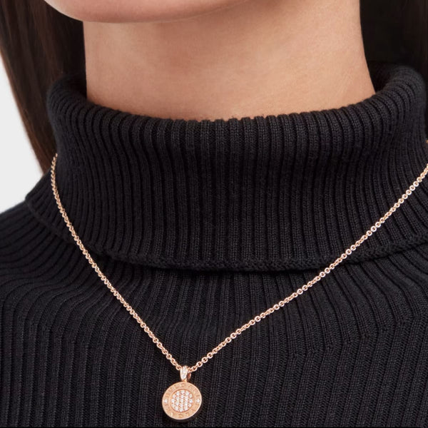 COLLAR BV BICOLOR ROSEGOLD