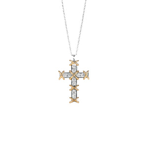 COLLAR CRUZ T GOLD