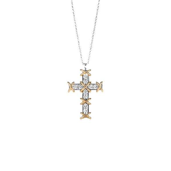 COLLAR CRUZ T GOLD