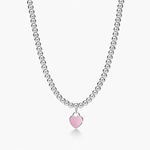 COLLAR DE CUENTAS PINK T