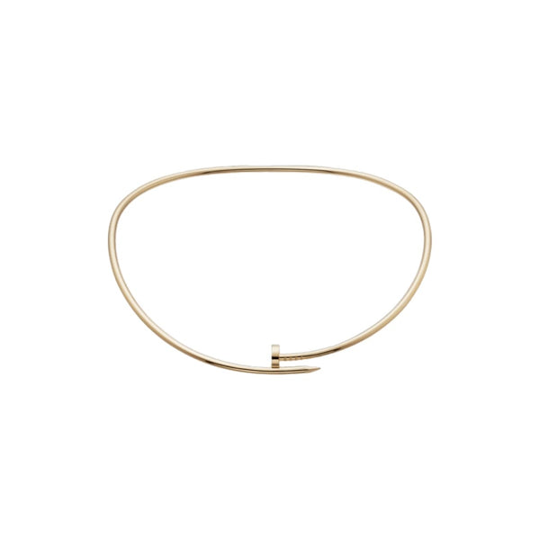 COLLAR CLAVO ROUND GOLD