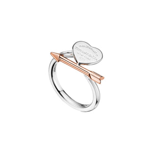 ANILLO T LOVESTRUCK SILVER-ROSE GOLD