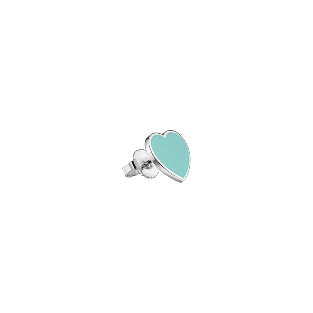 ARETES CORAZÓN TURQUESA