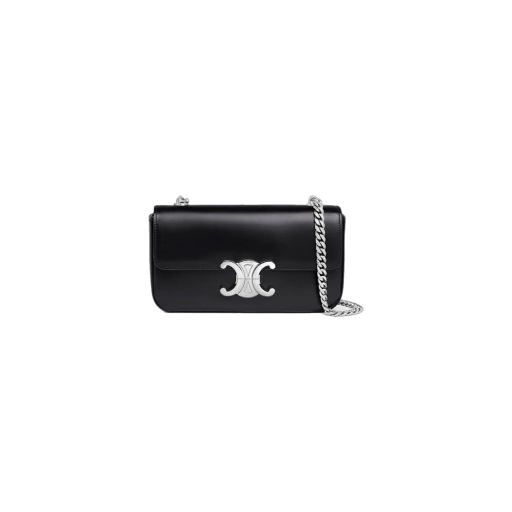 BOLSO C CLAUDE SILVER BLACK