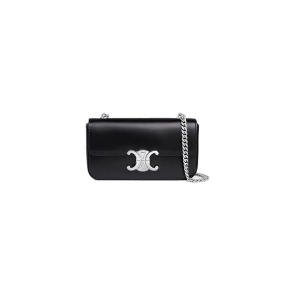 BOLSO C CLAUDE SILVER BLACK