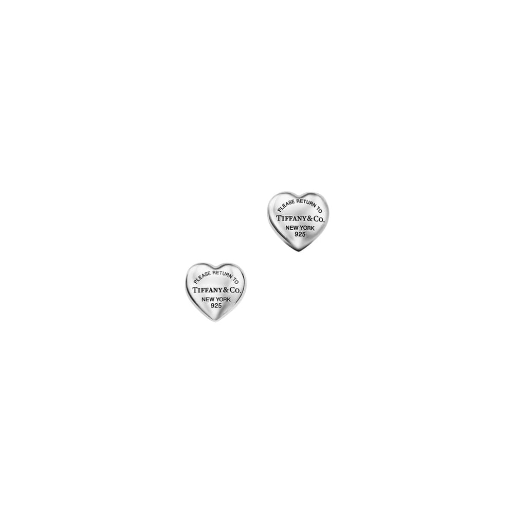 ARETES FULL HEART SILVER