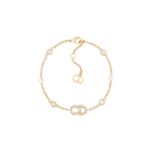 PULSERA CD CLAIR GOLD CON ZIRCONIA Y PERLAS