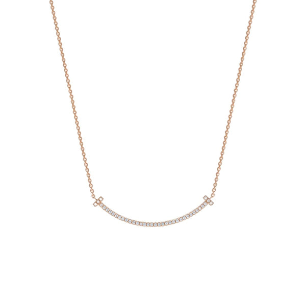COLLAR SMILE ROSE GOLD CON ZIRCONIA