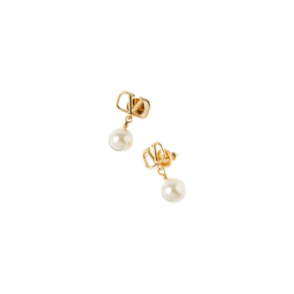 ARETES V CON PERLA COLGANTE