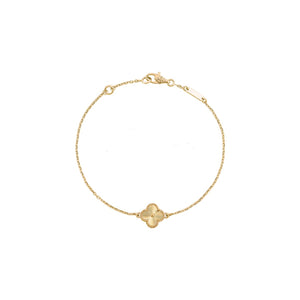 PULSERA ONE TRÉBOL GOLD