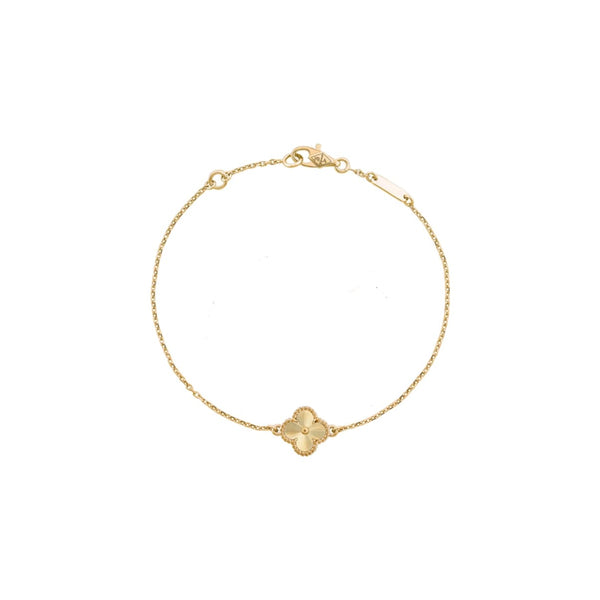 PULSERA ONE TRÉBOL GOLD