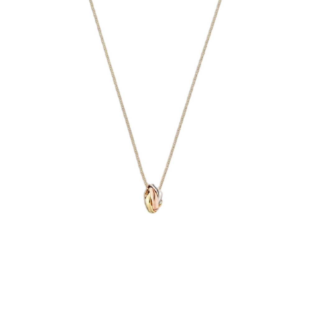 COLLAR TRINITY SILVER BLACK C