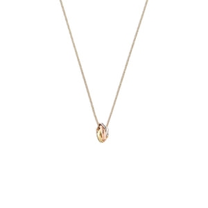 COLLAR TRINITY SILVER BLACK C