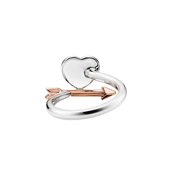ANILLO T LOVESTRUCK SILVER-ROSE GOLD