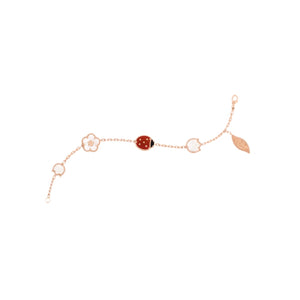 PULSERA LUCKY SPRING ROSE GOLD VF