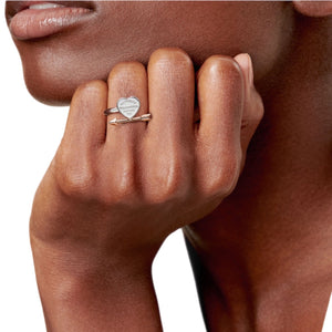 ANILLO T LOVESTRUCK SILVER-ROSE GOLD