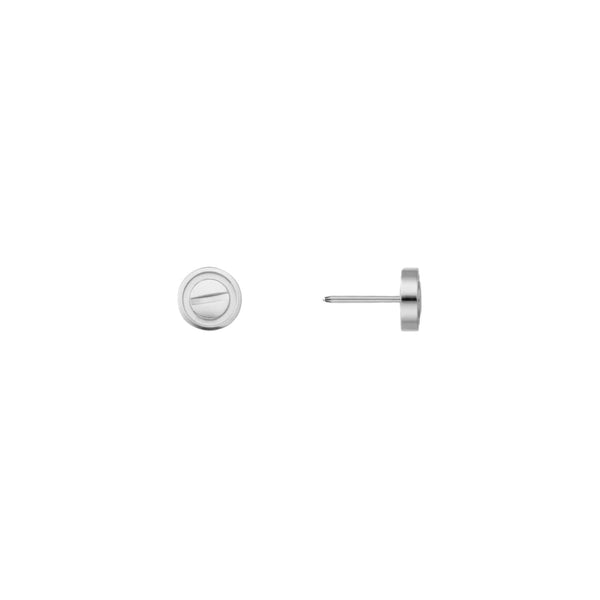 ARETES SCREW LOVE SILVER